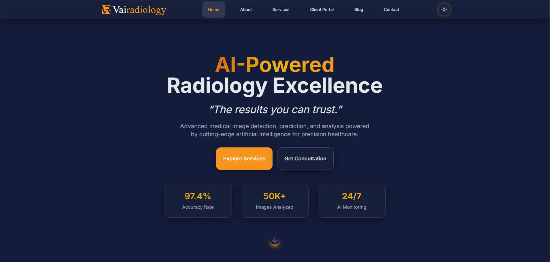 VaiRadiology - Healthcare technology solution showcase