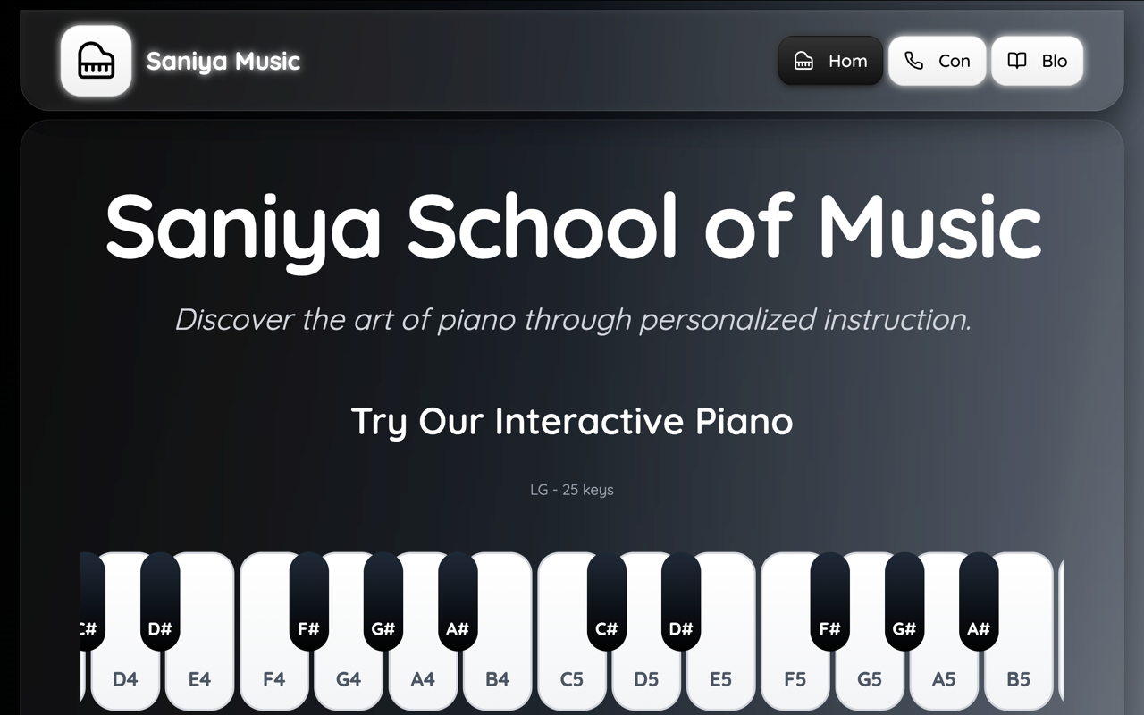 Saniya Music - Healthcare technology solution showcase