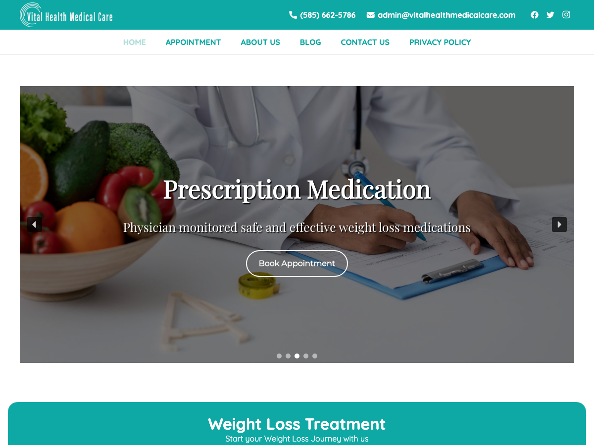 Vital Health Medical Care - Showcase